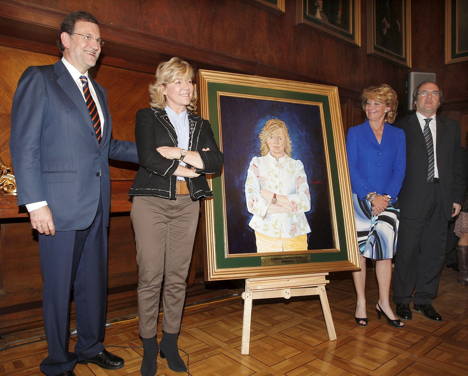 Autorretrato de la ex ministra de Educación Pilar del Castillo