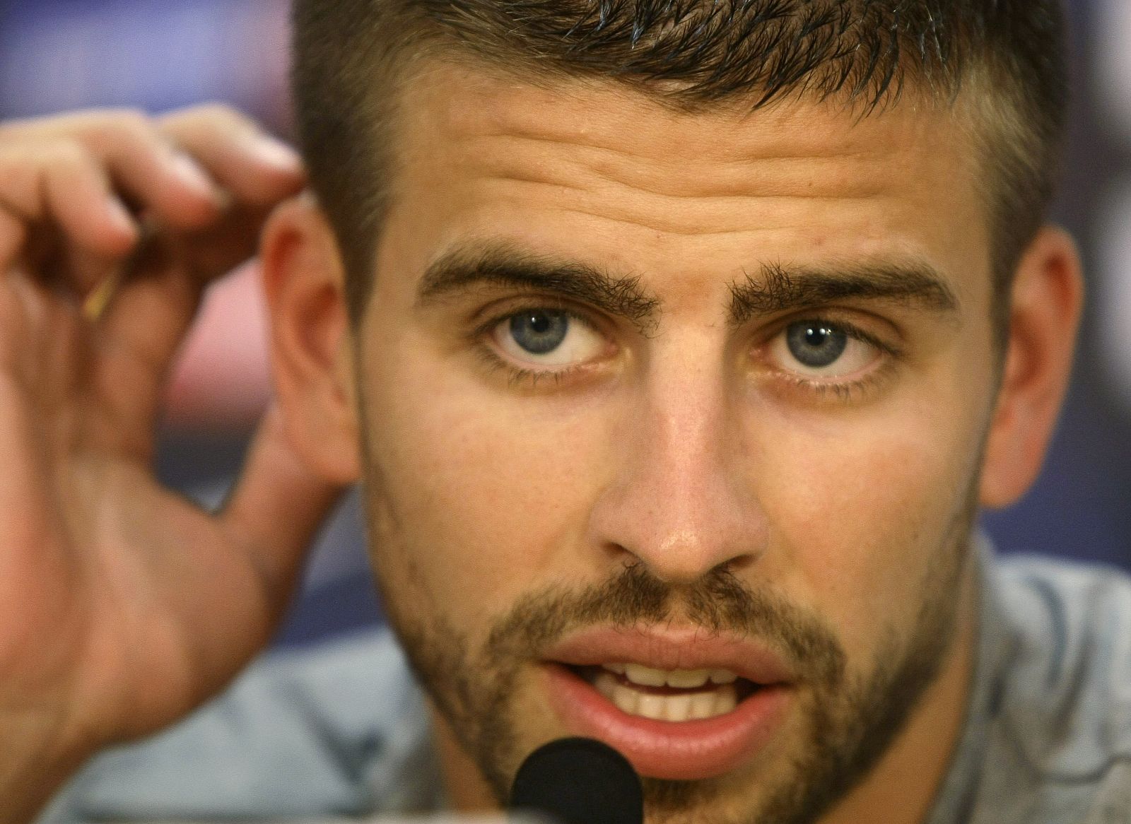 El central del FC Barcelona, Gerard Pique