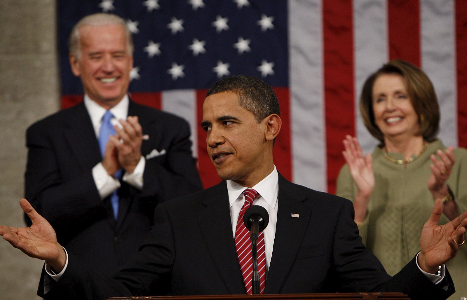EL PRESIDENTE DE ESTADOS UNIDOS, BARACK OBAMA, SE DIRIGE AL CONGRESO