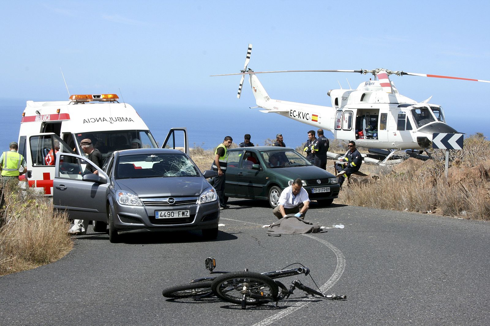 ACCIDENTE DE TRAFICO EN SANTA CRUZ DE TENERIFE