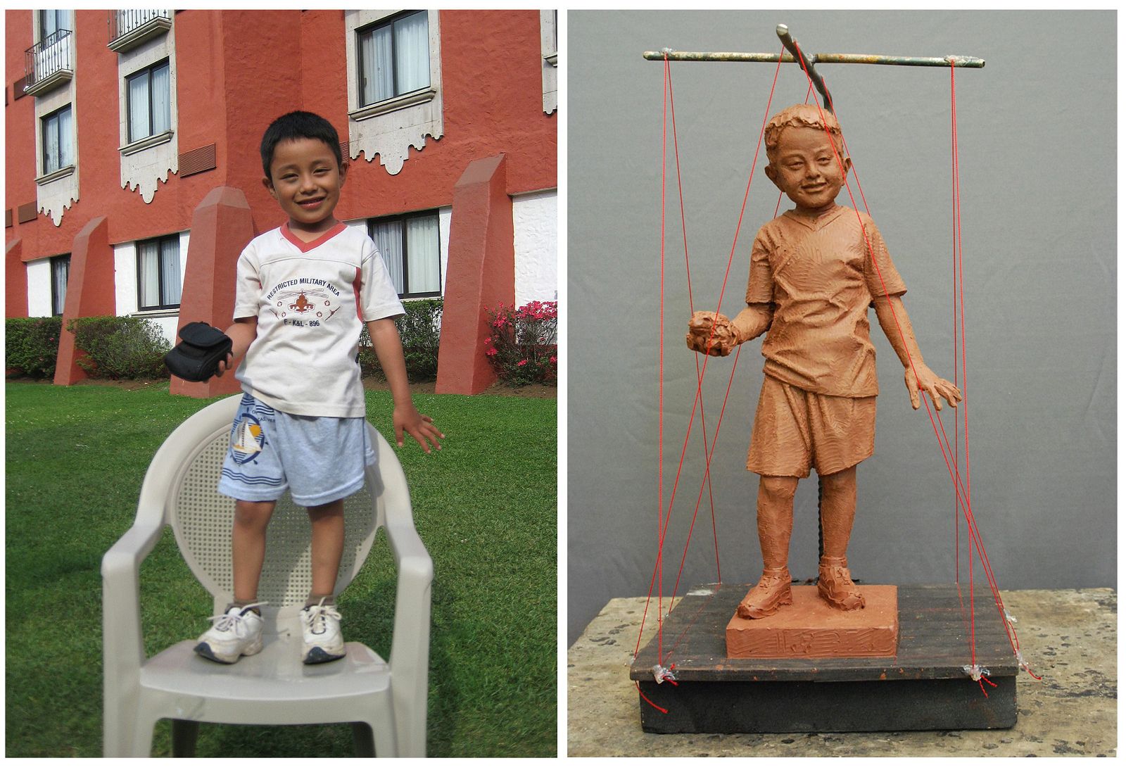 México hace una estatua del primer caso de gripe A