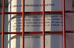 Tranquilidad en Leganés tras el cierre de un instituto y un colegio por la gripe A