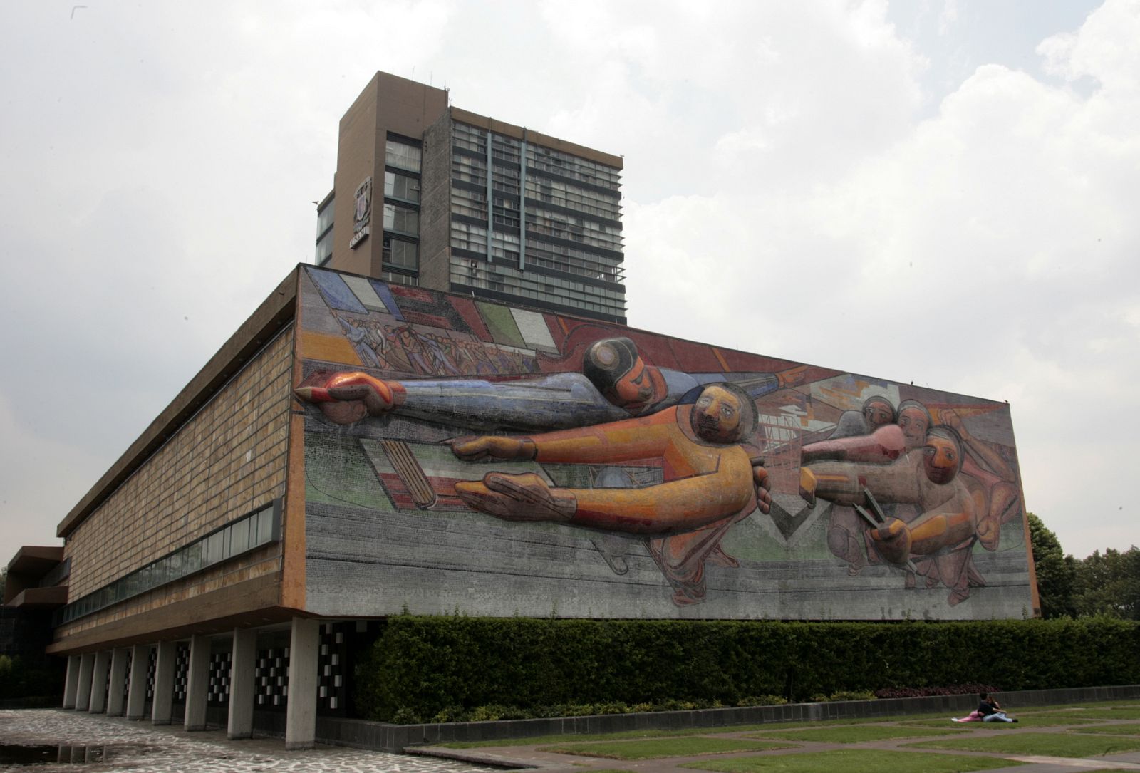 Una vista del campus de la UNAM
