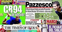 El fichaje récord de Ronaldo da la vuelta al mundo