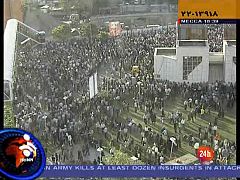 Decenas de miles de seguidores de Mousaví llenan de verde Teherán por quinto día consecutivo