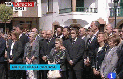 Concentraciones de condena en toda España por el asesinato del policía Eduardo Puelles