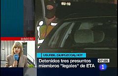 Detienen en Guipúzcoa a tres presuntos miembros de ETA sin fichar con 75 kilos de explosivos