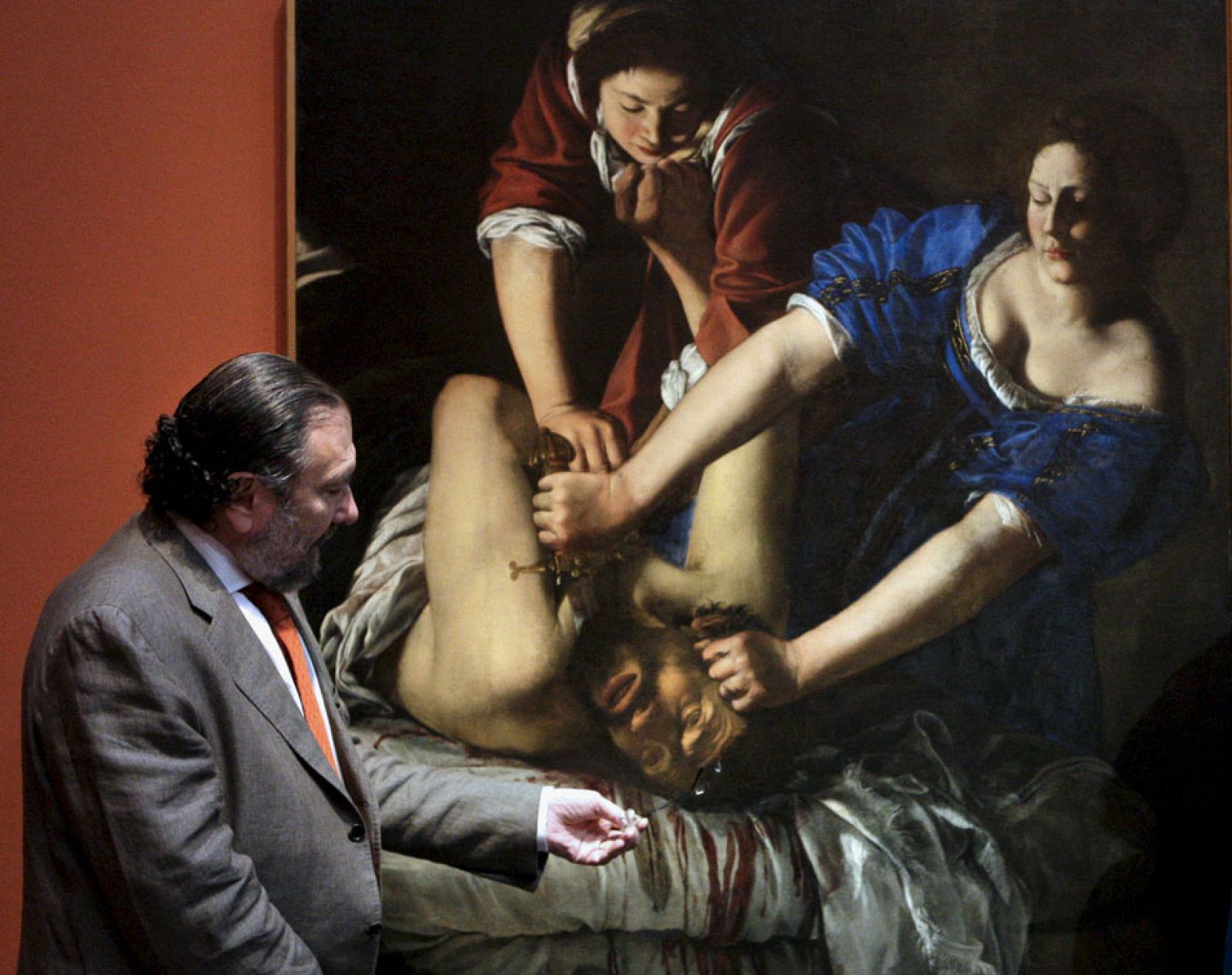 El cuadro 'Judit y Holfernes', de Artemisia Gentileschi, fue expuesto en el Museo de Bellas Artes de Bilbao en 2008.