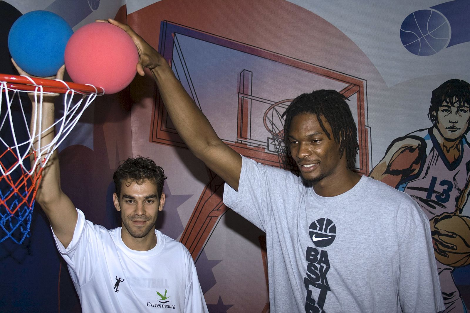 José Manuel Calderón y Chris Bosh