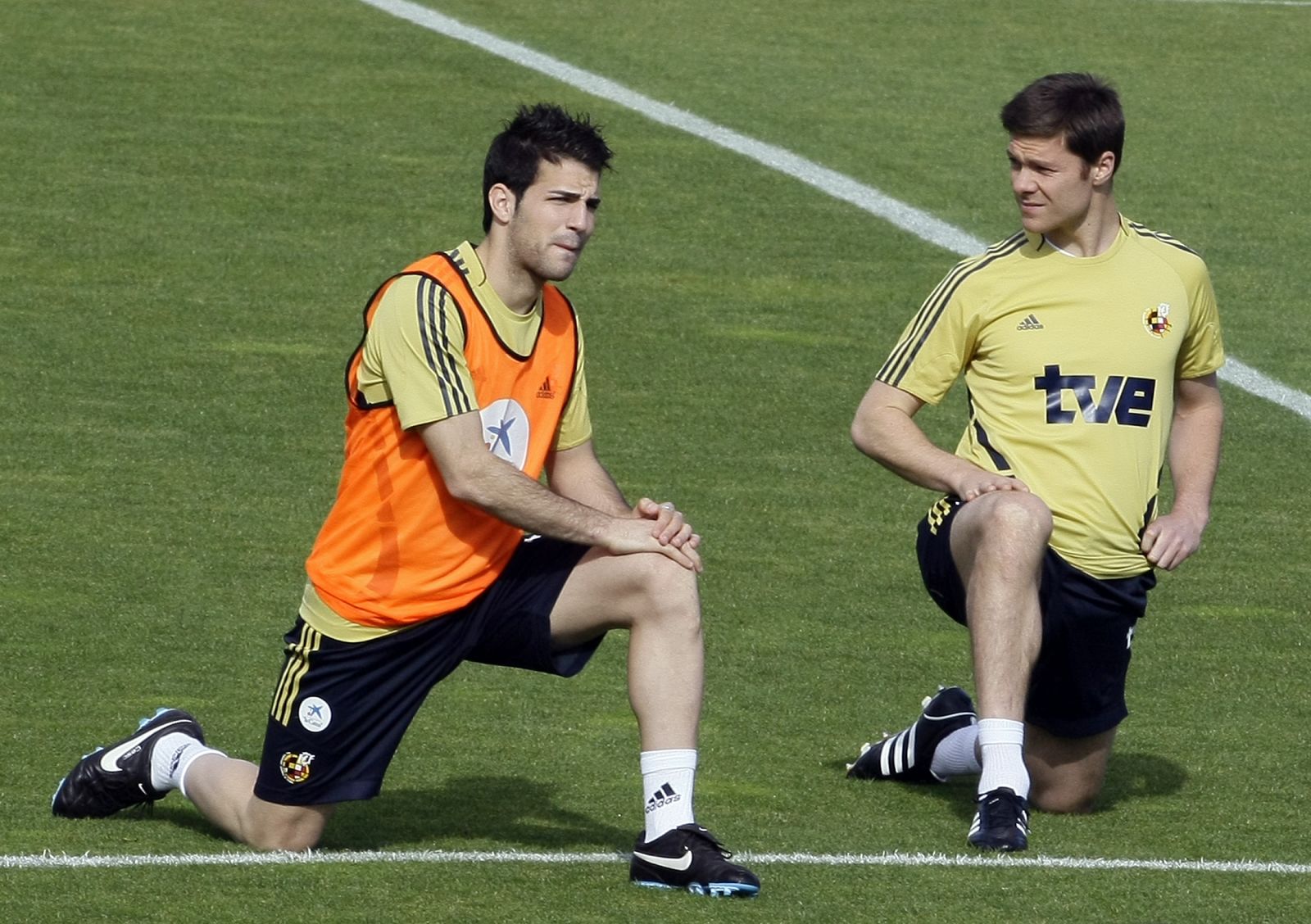 Cesc Fábregas y Xabi Alonso