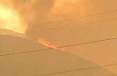 Desalojan a 200 personas en Mojácar por un incendio en la Sierra Cabrera de Almería