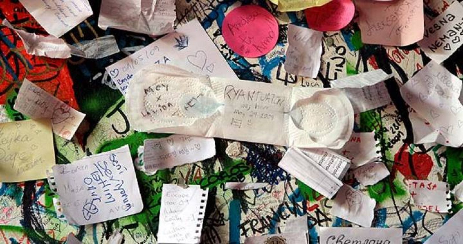 Pared de la casa de Julieta en Verona