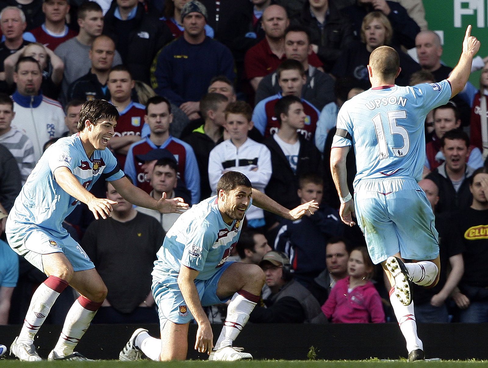 Tristan con su última camiseta, la del West Ham United