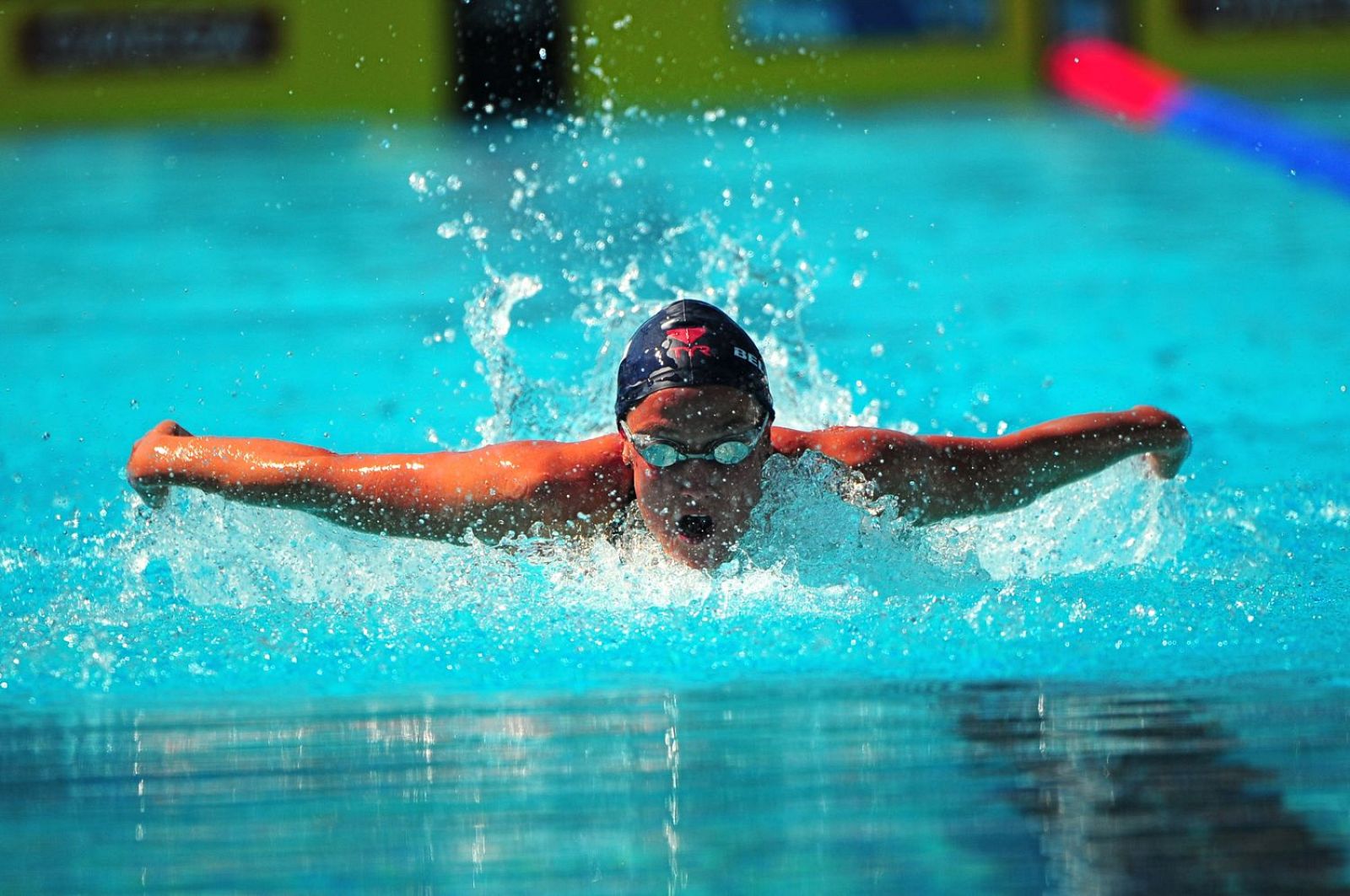 Mireia Belmonte durante su debut en el Mundial de Roma.