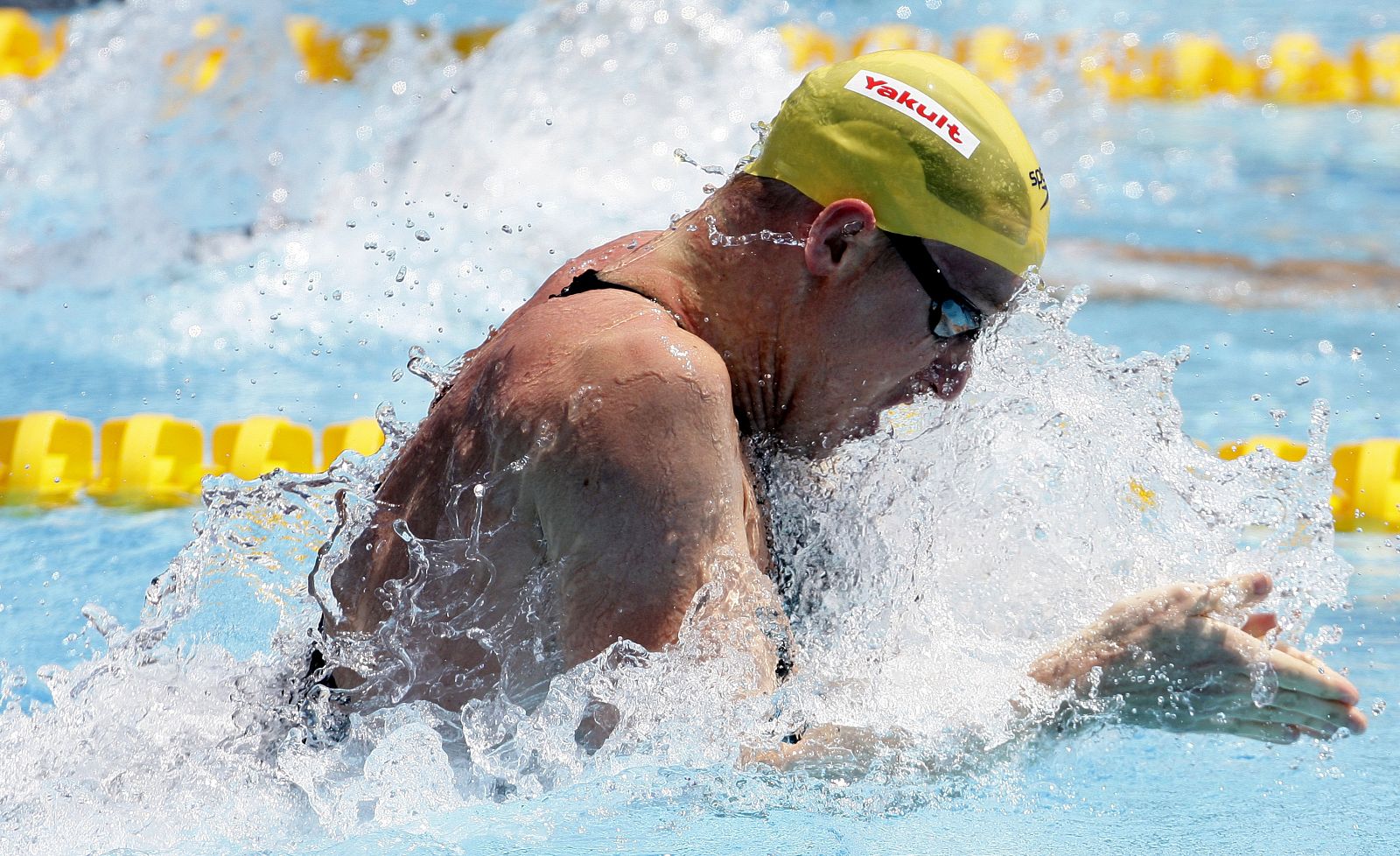 Rickard of Australia competes during the men's 100m breaststroke swimming heats at the World Championships in Rome