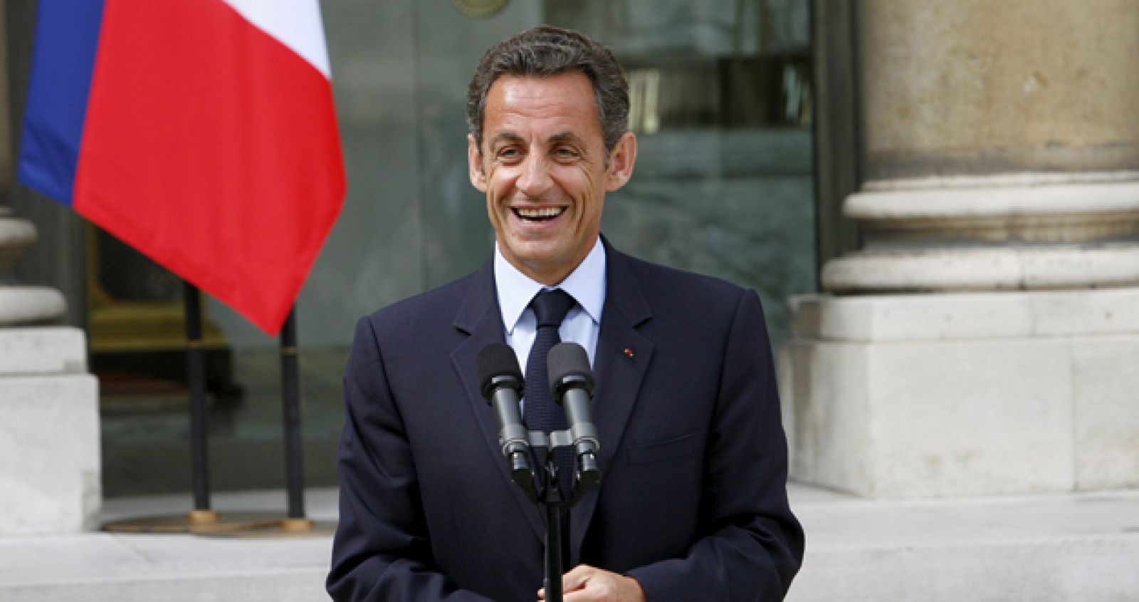 El presidente Nicolás Sarkozy