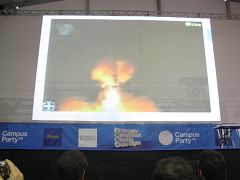 Los campuseros, testigos privilegiados del lanzamiento del NANOSAT 1B