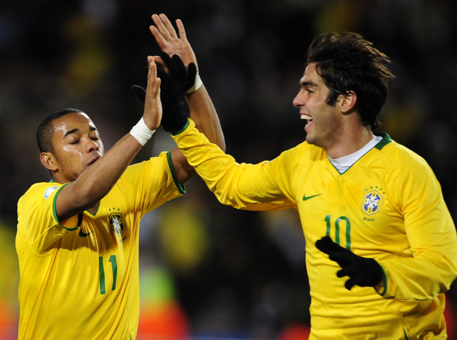 Robinho y Kakà