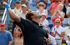 Tsonga le da una lección a Federer