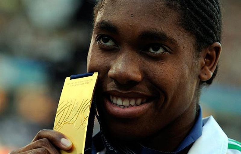Semenya quiso rechazar la medalla de oro 