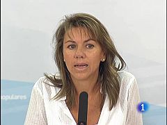 De Cospedal critica que "el despilfarro" de Zapatero se pague con más impuestos