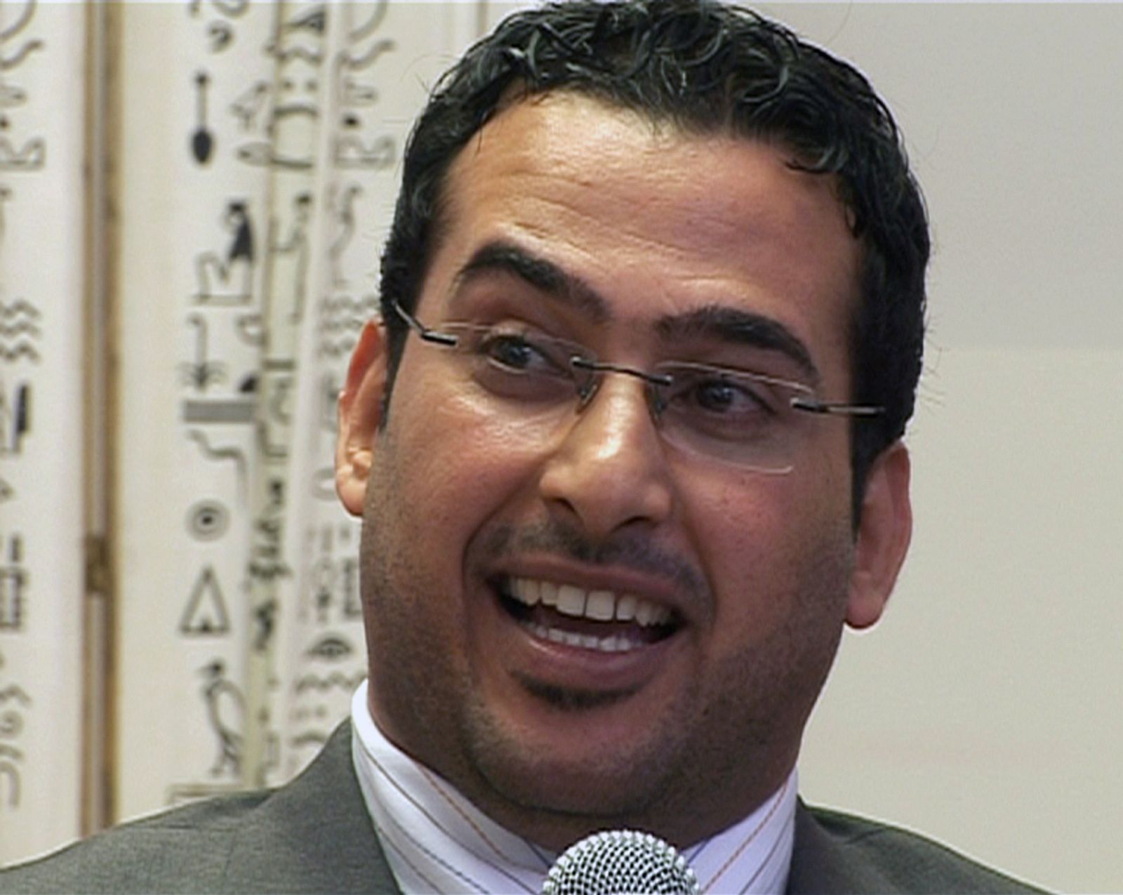 El periodista iraquí Muntazer al Zaidi en 2008