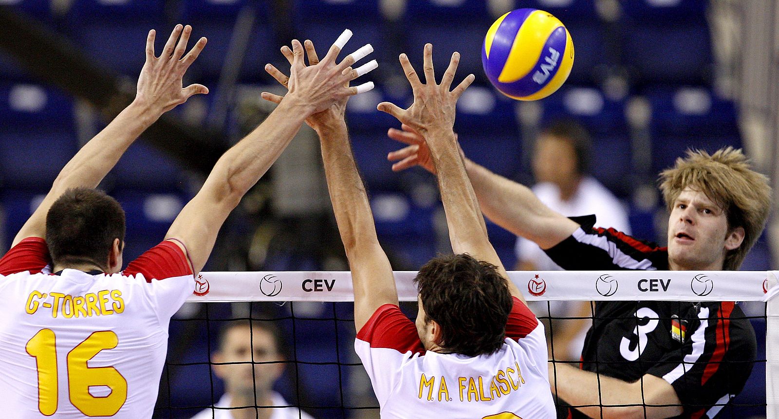 ESPAÑA VS ALEMANIA CAMPEONATO DE EUROPA DE VOLEIBOL EN ESMIRNA