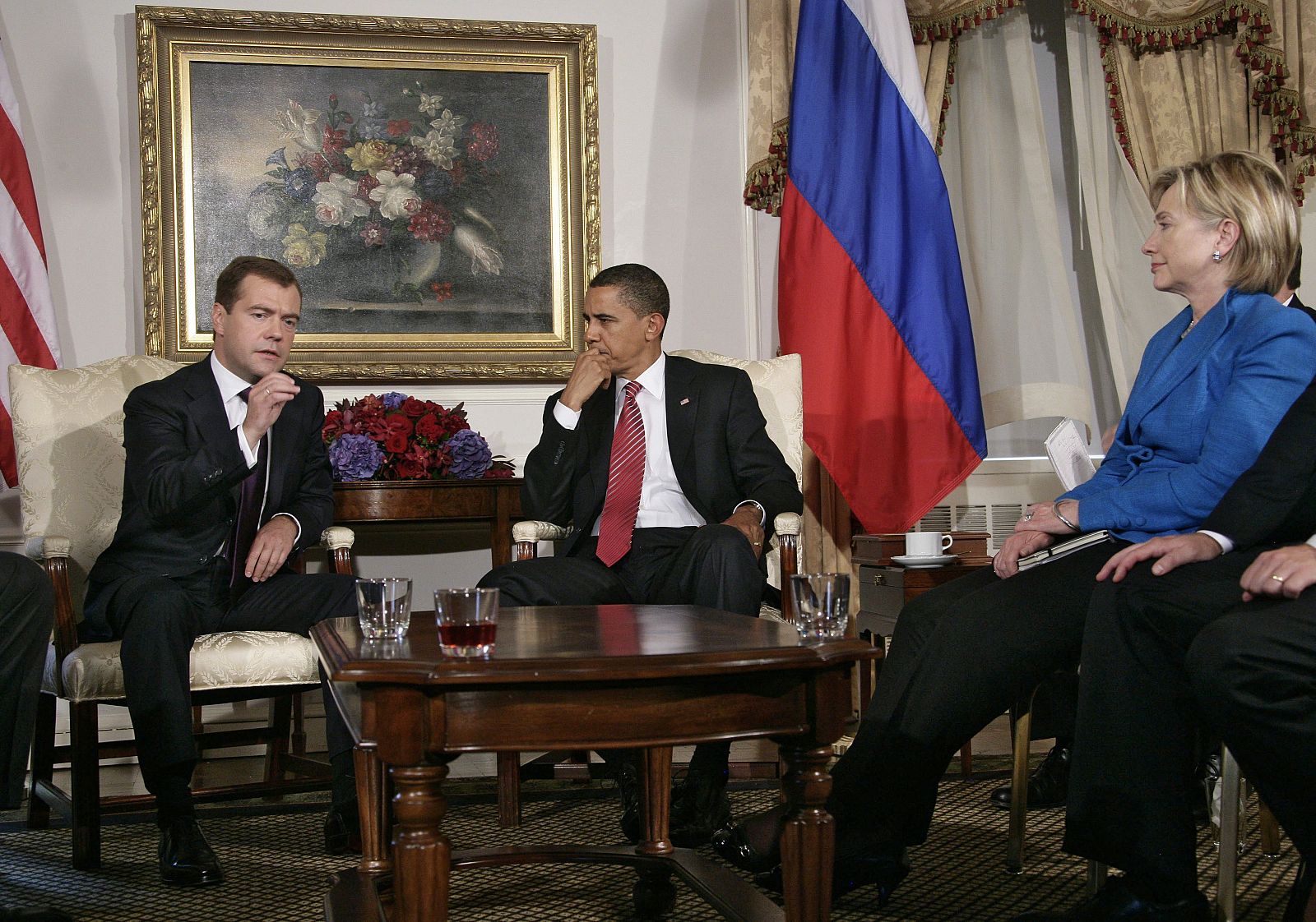 Barack Obama y Dmitry Medvedev