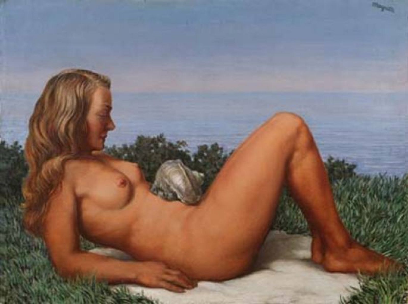 Roban el cuadro de Olympia del pintor rené Magritte