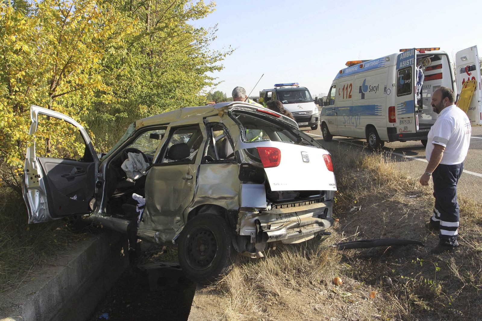 ACCIDENTE EN PERALES (PALENCIA)