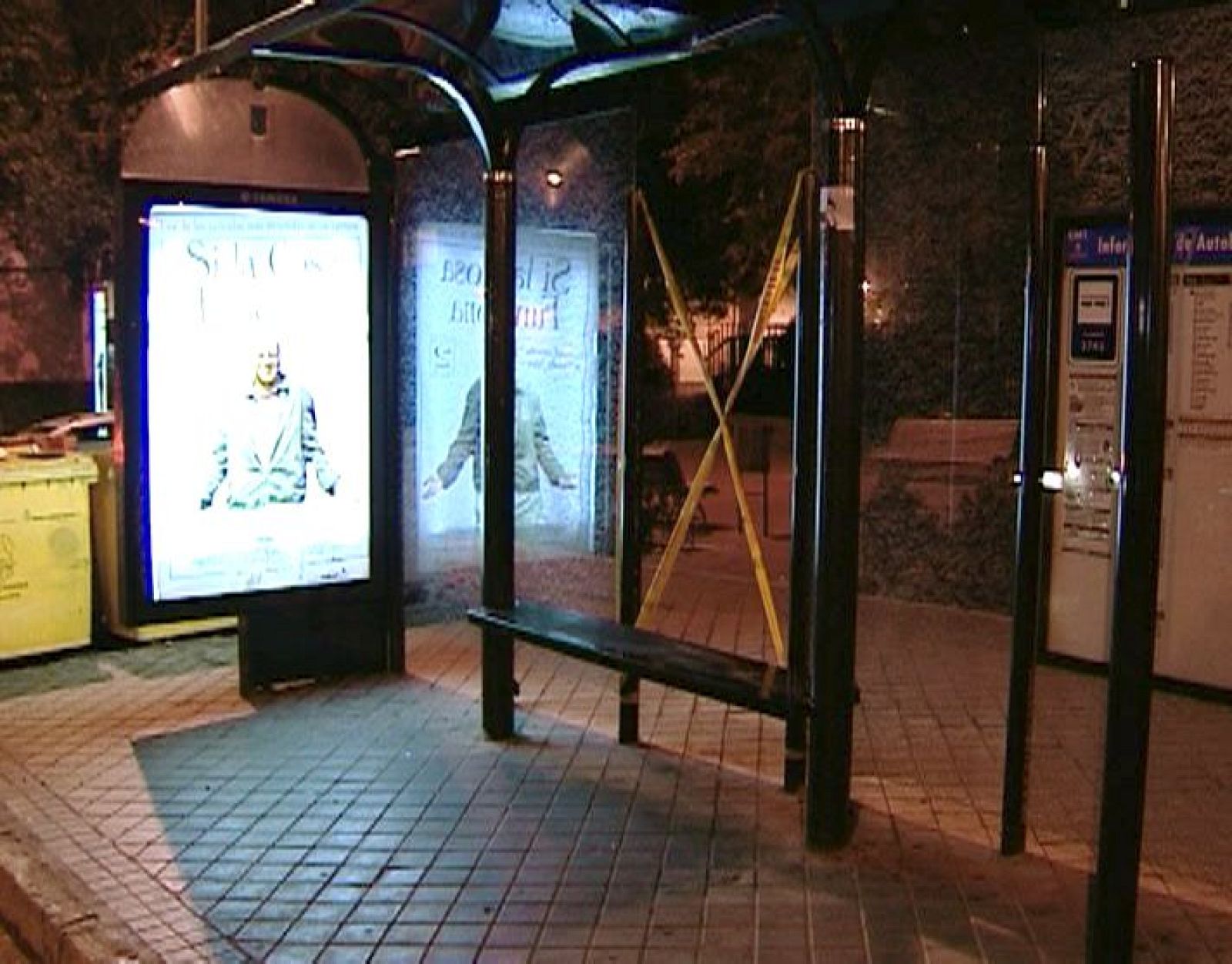 Imagen de la marquesina situada en la calle Mamizales de Madrid