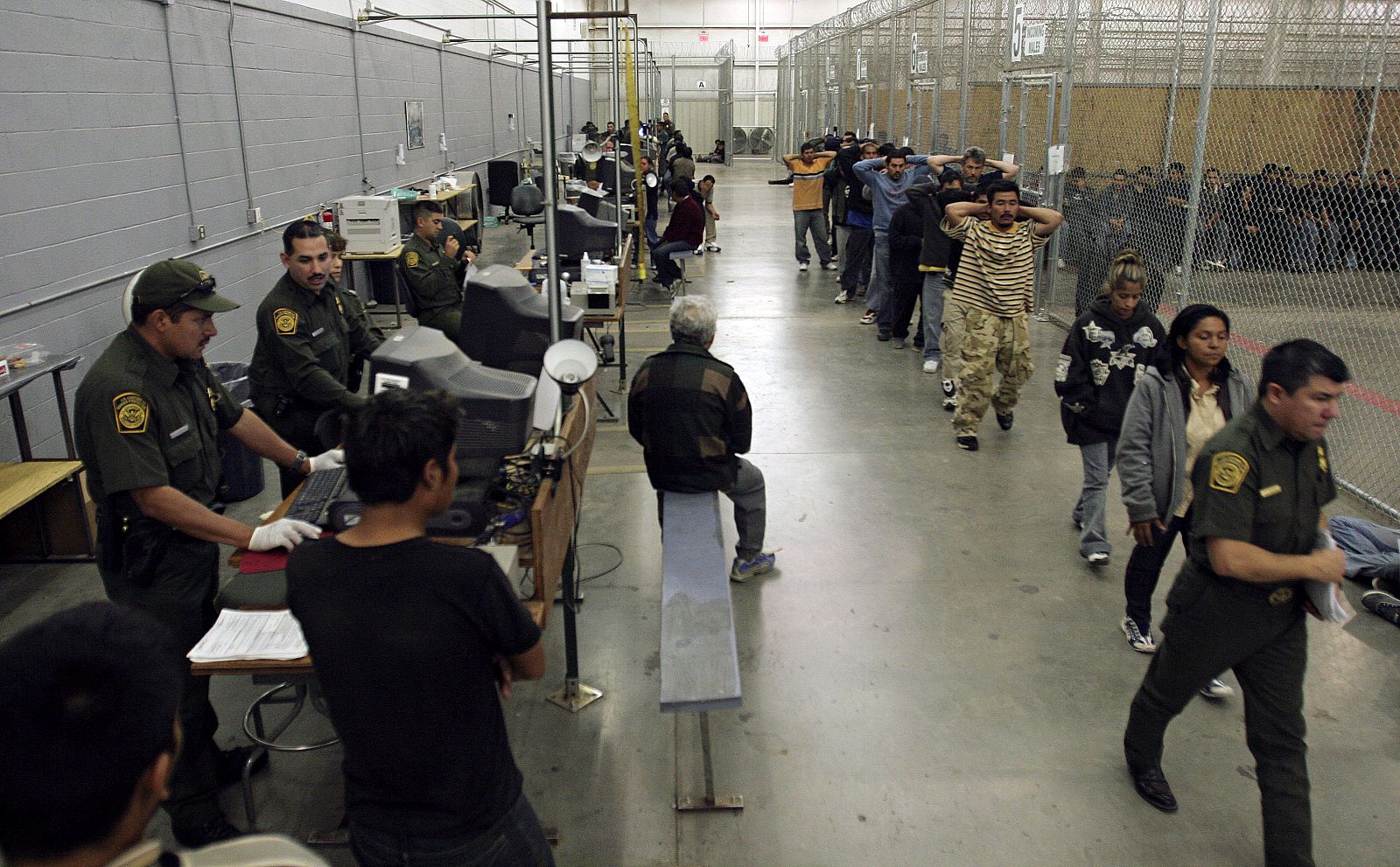 Centro de detención de clandestinos en EE.UU.