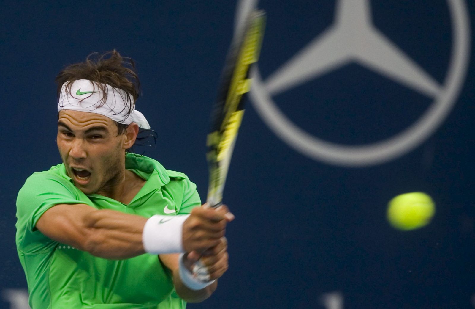 Rafa Nadal jugó el partido ante Safin a un nivel superior al de sus anteriores encuentros en Pekín.