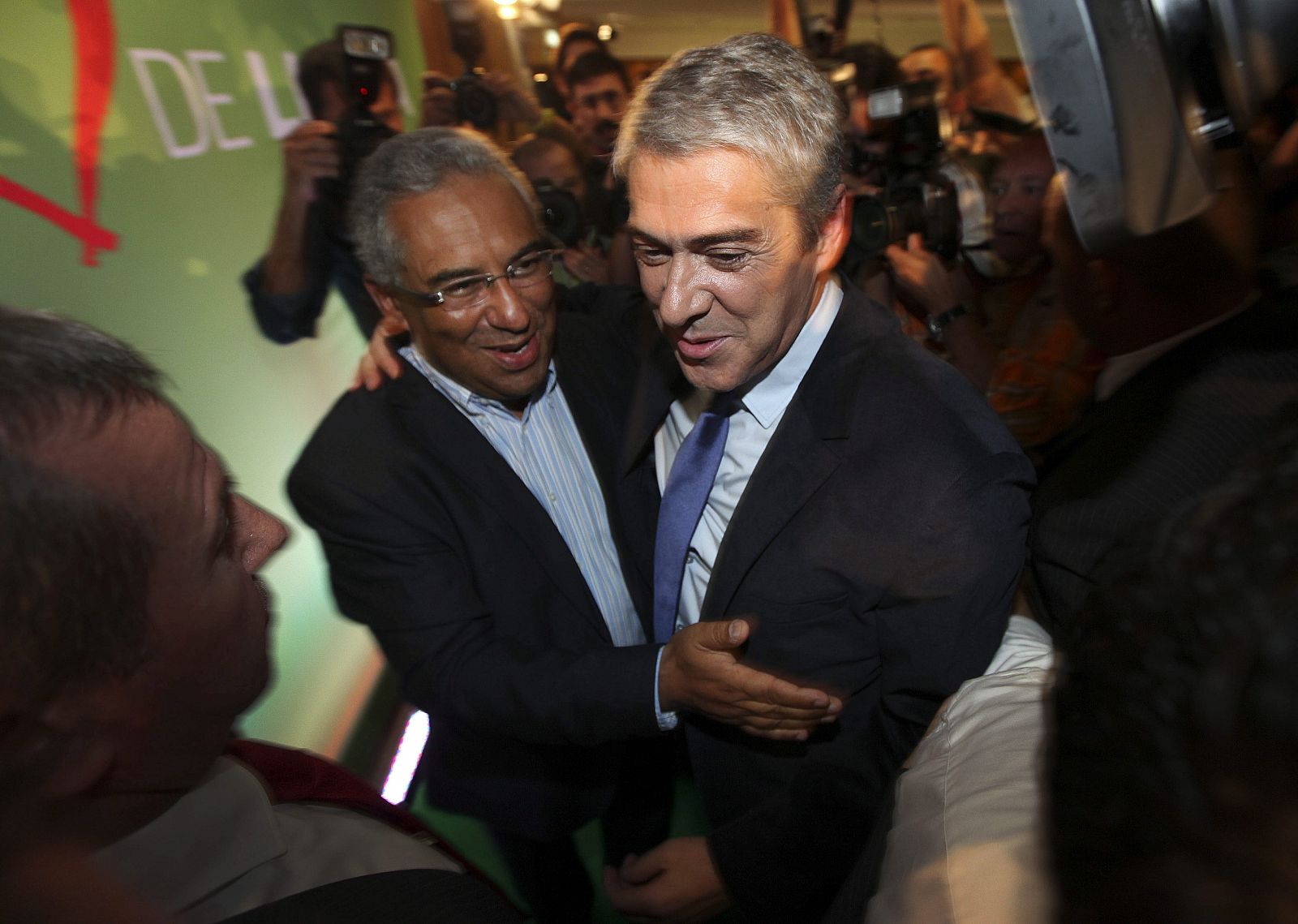 Sócrates felicita al alcalde de Lisboa, Antonio Costa