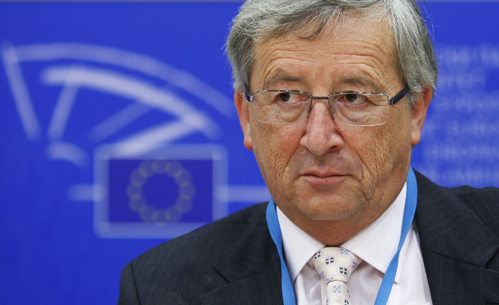 El presidente del eurogrupo, Jean-Claude Juncker