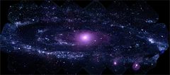 La belleza ultravioleta de Andrómeda