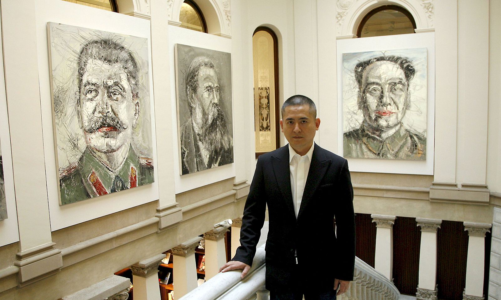 Zeng Fanzhi en la Fundación Francisco Godia