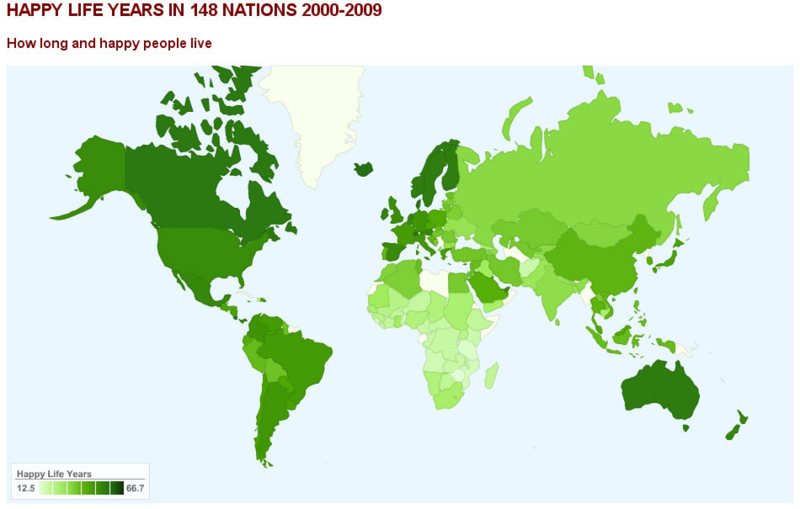 Los españoles viven un promedio de 58,8 años felices