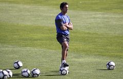Quique promete un buen partido ante el Athletic