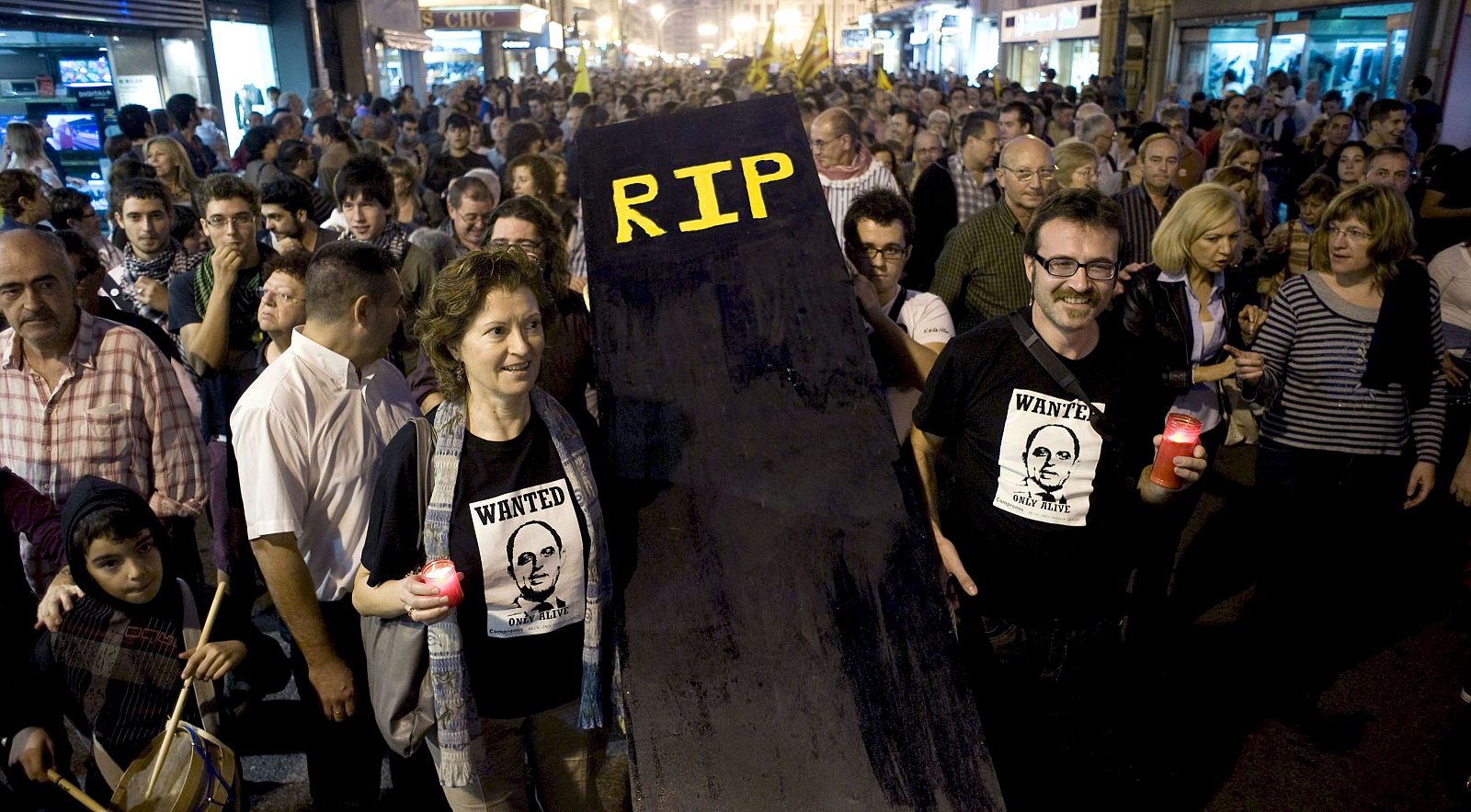 MANIFESTACION CONTRA CAMPS