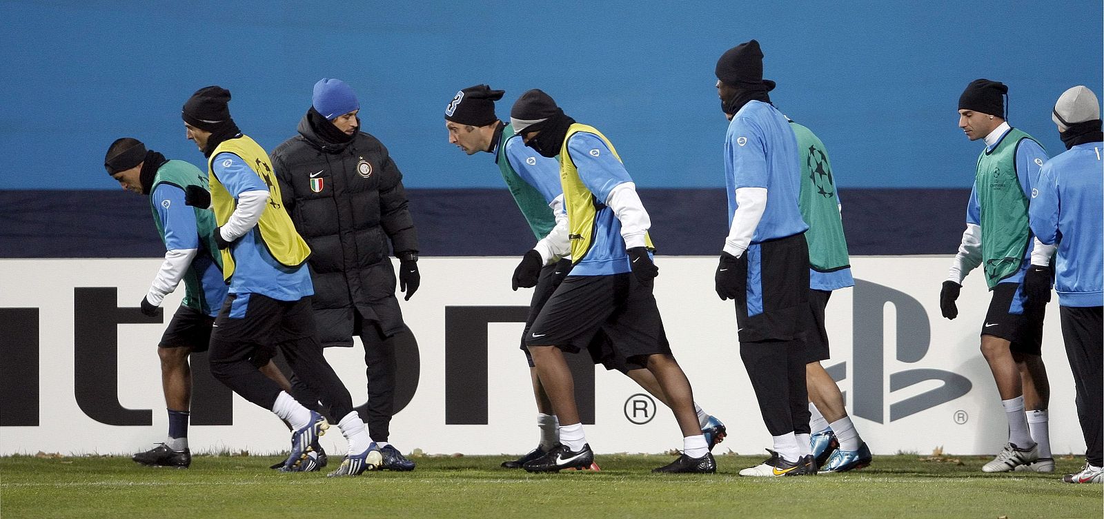ENTRENAMIENTO INTER DE MILÁN EN KIEV, UCRANIA
