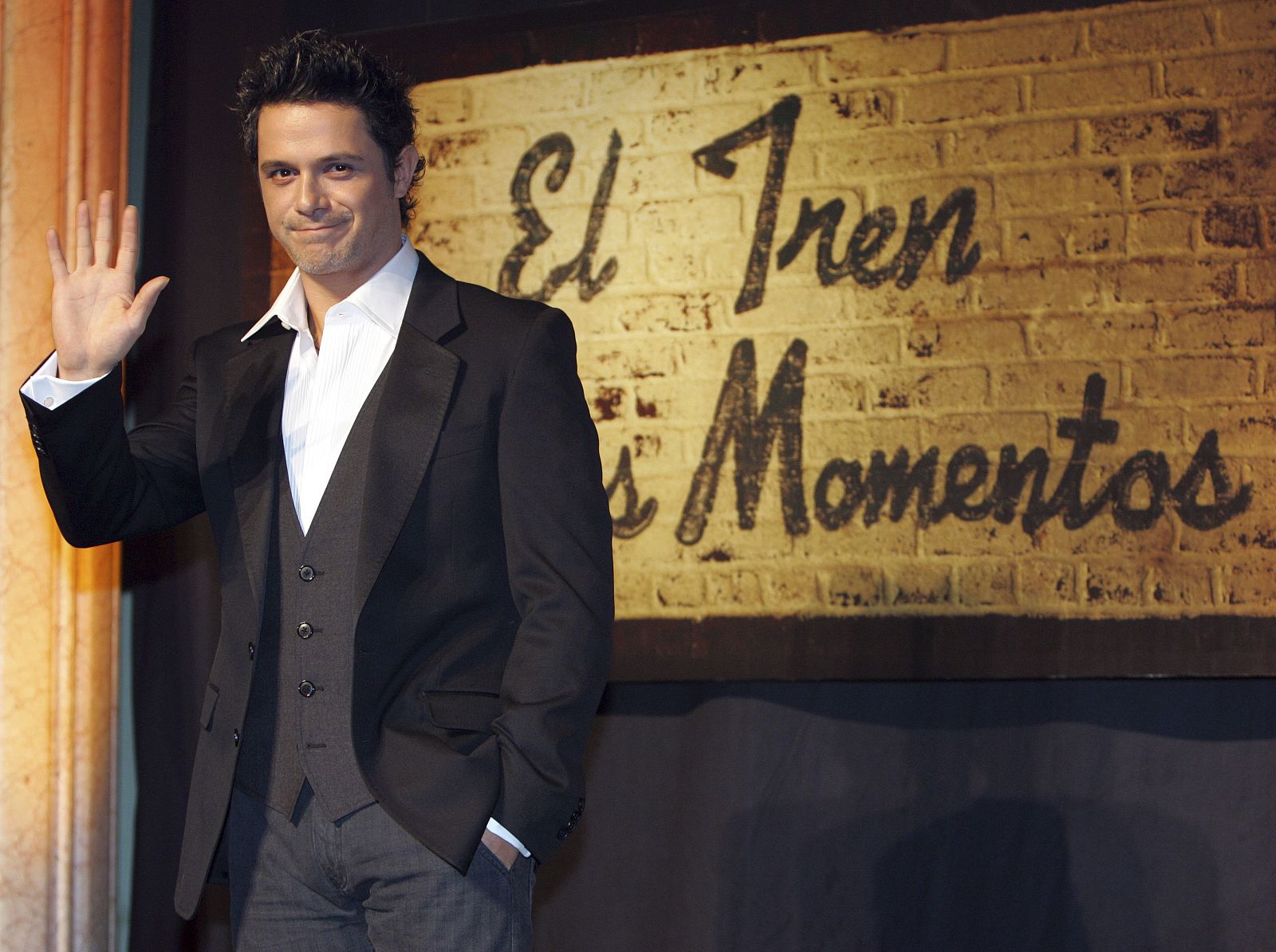 Alejandro Sanz presenta "El tren de los momentos" en Madrid