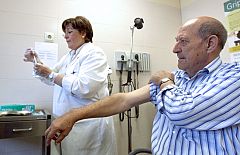 "Me he puesto la vacuna de la gripe A para no contagiar y que no me contagien"