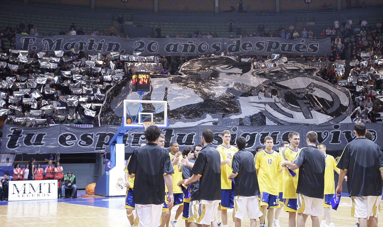 EL PALACIO VISTALEGRE RECUERDA A FERNANDO MARTÍN