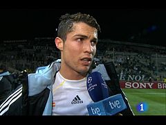 Cristiano Ronaldo: "Quiero felicitar a mi equipo"