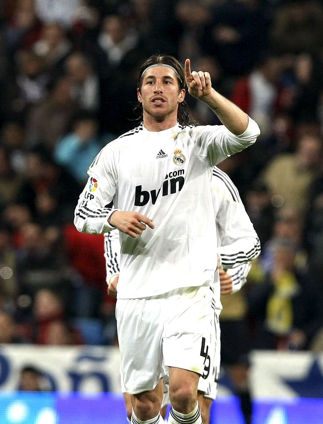 El defensa internacional del Real Madrid Sergio Ramos