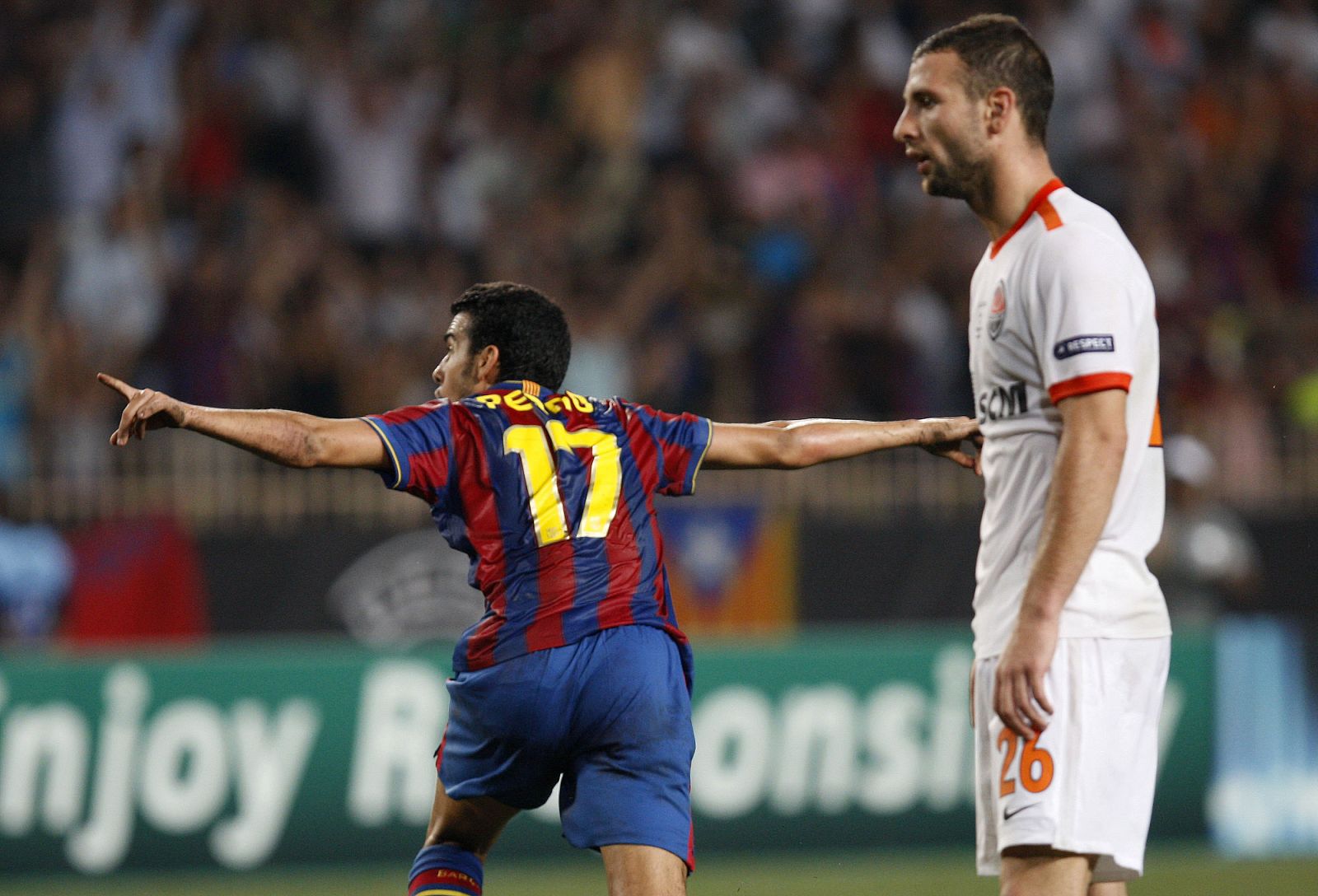 Pedro Rodríguez fue al autor del gol del triunfo del Barça en la prórroga, en el minuto 115.