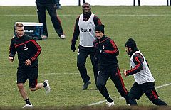 Beckham llega a Italia para reincorporarse al Milan