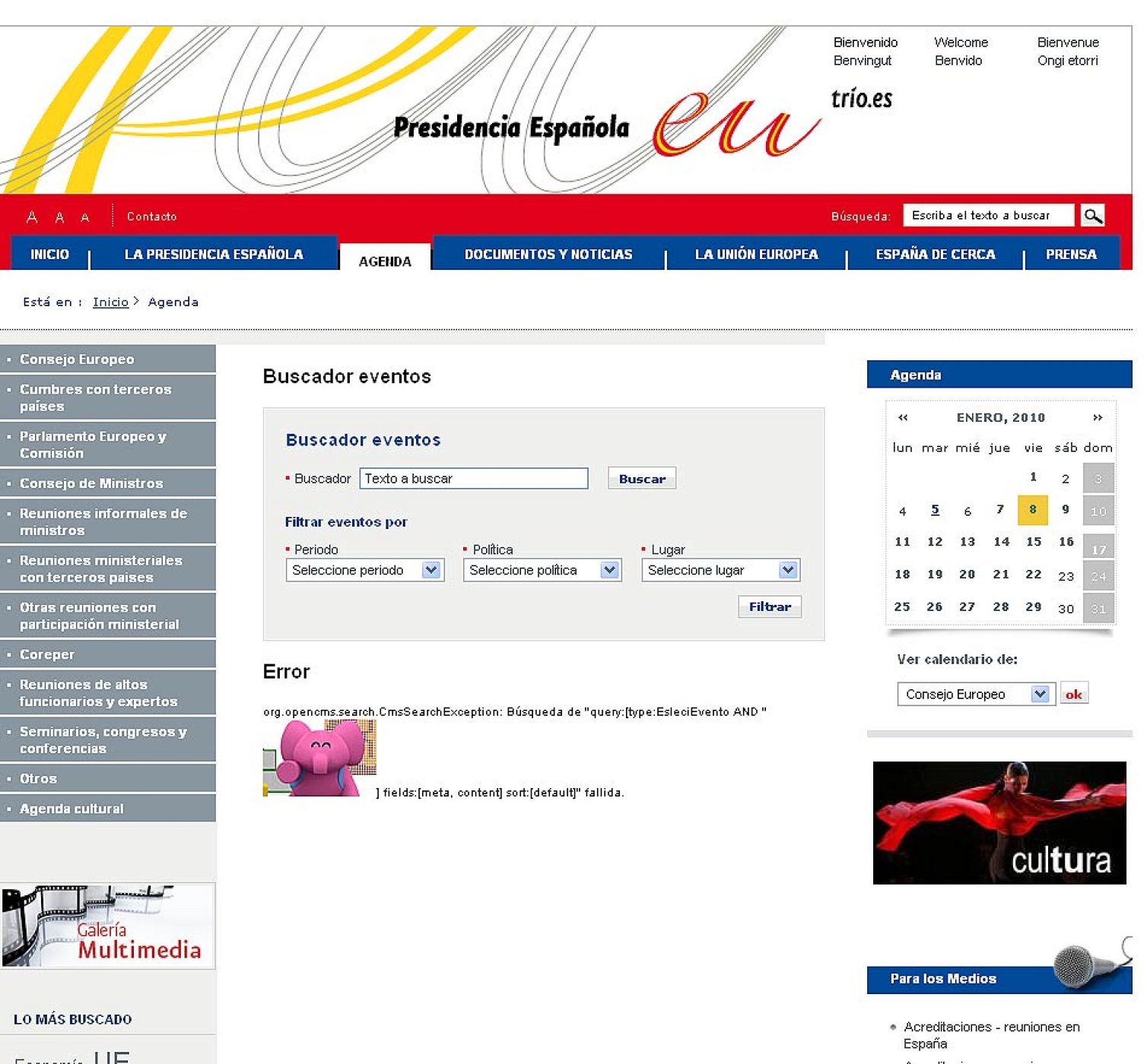 ELI EN LA WEB DE LA PRESIDENCIA