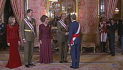 El Rey preside un año más la celebración de la Pascua Militar en el Palacio Real